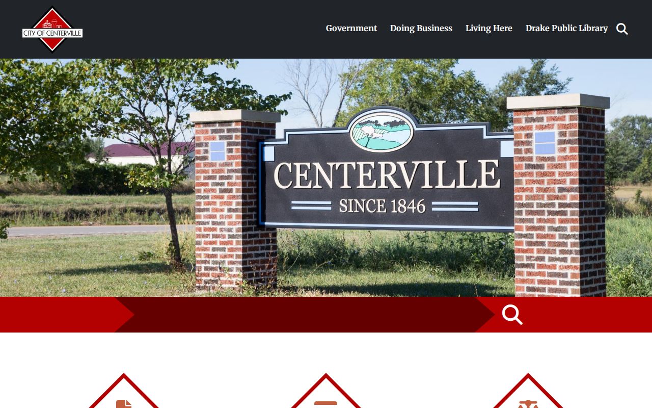 Centerville criminal history city government source